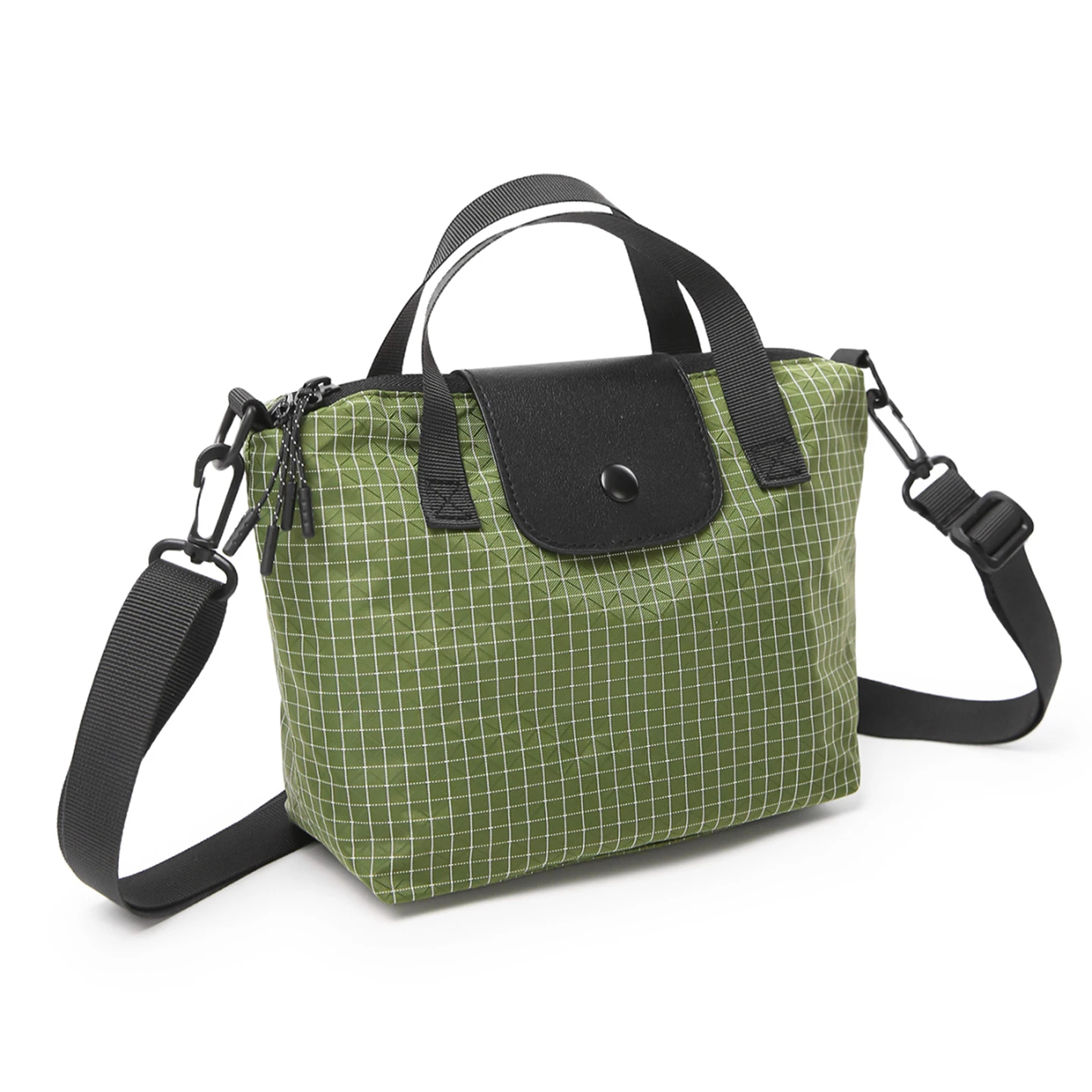 

Корейская японская нейлоновая сумка с клецками Мавпа, женская сумка через плечо на одно плечо, легкая водонепроницаемая сумка в клетку...