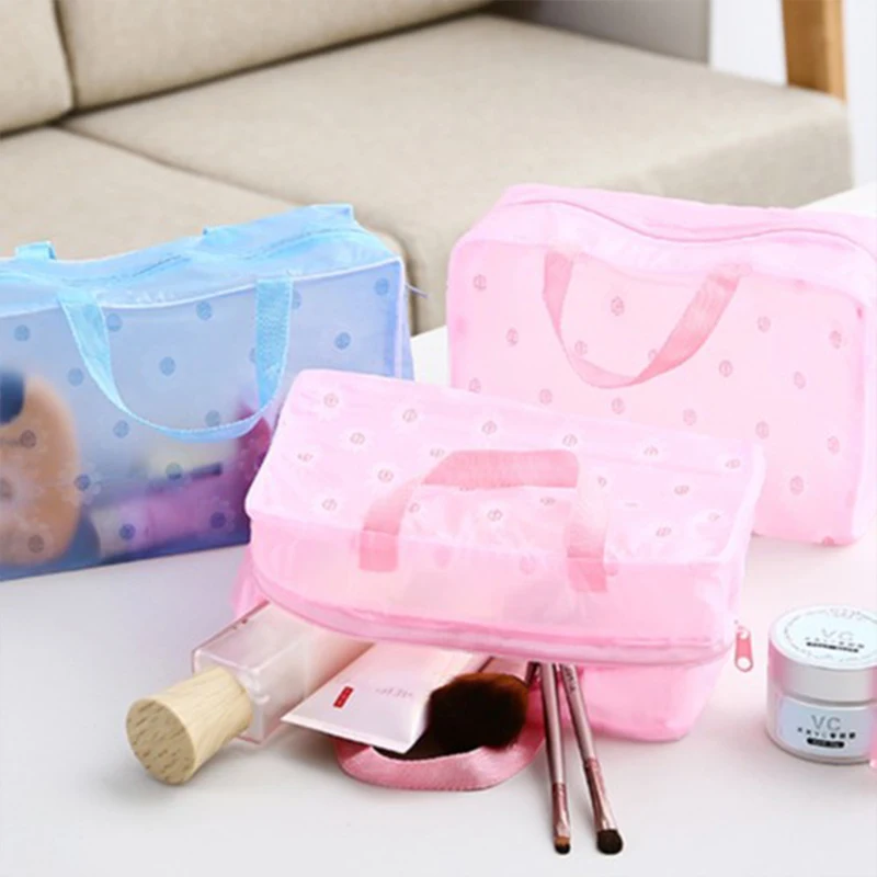 Large Capacity Floral Waterproof Makeup Bag Toiletries And Shower Supplies Storage Bag