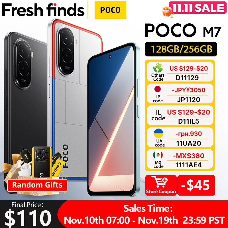 yZ[zyEJzPOCO M7 O[o X}[gtH Snapdragon 685 NFC 7000mAh obe[ 6.9C` FHD+ fBXvC 50MP AI fAJ