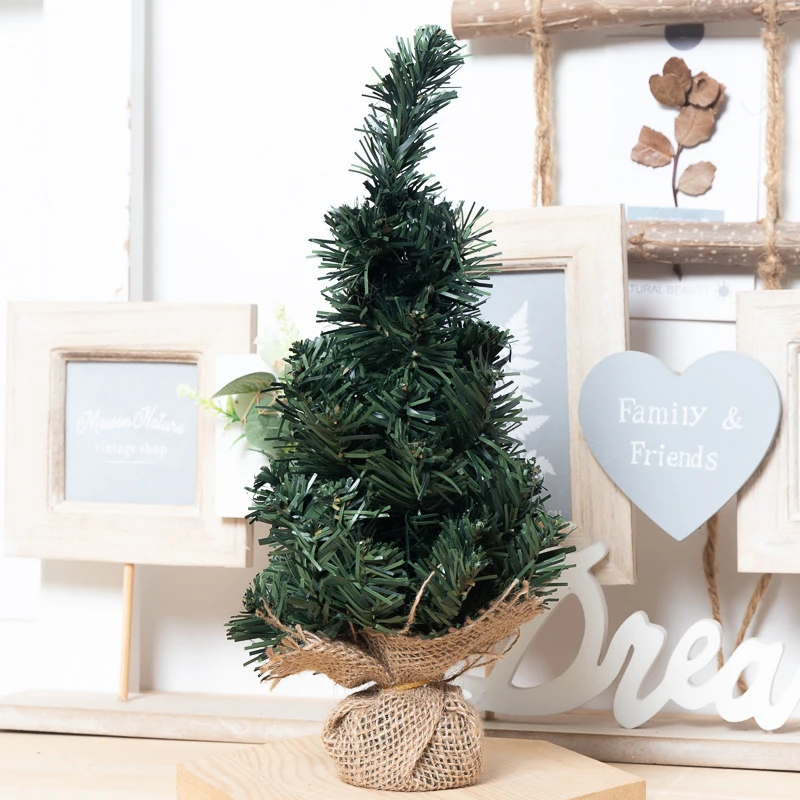 20/30 سنتيمتر شجرة عيد الميلاد الاصطناعية سطح المكتب ديكور داخلي نباتات وهمية حفلة عيد الميلاد نافيداد السنة الجديدة الزفاف الديكور