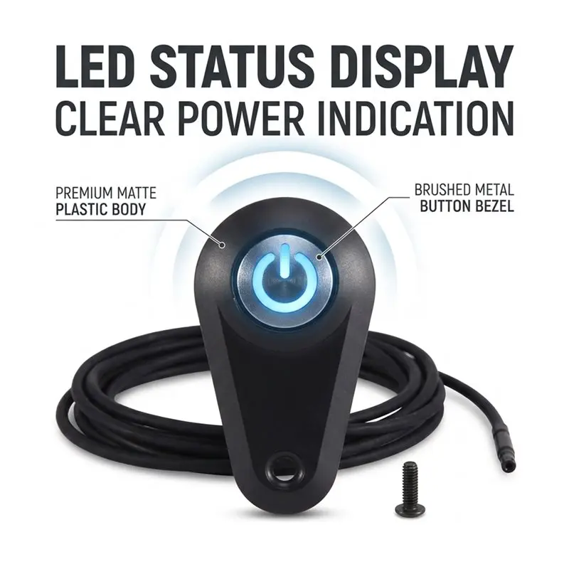 SYDS For Shimano Steps EW-SW300 On/Off Switch For E-BIKE 1100 Mm LED Status Display EW-SD300 Connection First Generation - view 5