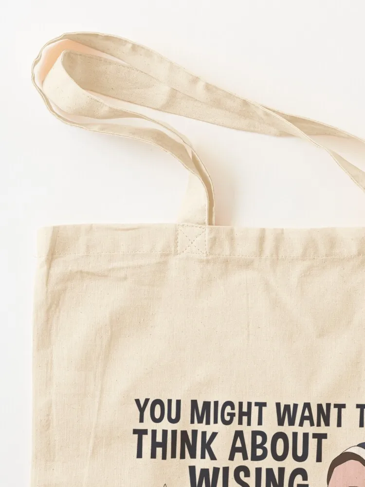 You Might Want to Think About Wising Up Tote Bag Handbags female bag shopping bag logo Gift