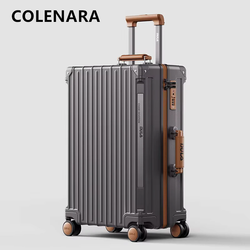 

COLENARA 20"24"26"29Inch Zipper Suitcase New Boarding Box PC Trolley Case Large Capacity Trolley Case Multifunctional Luggage