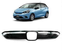 Accessories For 2020 2021 Honda Fit Jazz Front Radiator Racing Grille Frame Garnish Trim ABS 1PC
