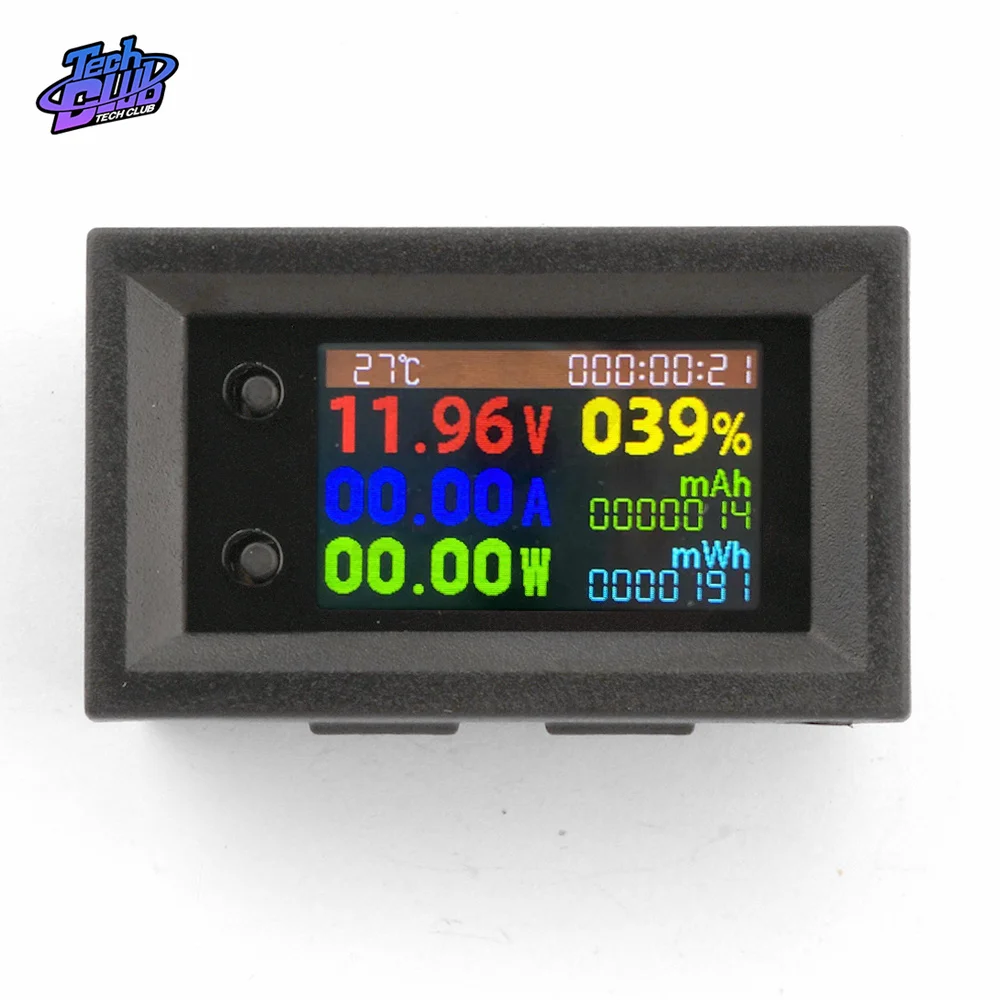 DC4~30V Digital Power Energy Voltmeter Ammeter Voltage Wattmeter Kwh temperature Meter Electric Energy Frequency Meter Tool