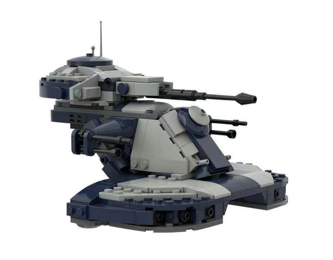 

Конструктор MOC: Радиоуправляемый танк-разведчик, серия «Планеты», игрушка-конструктор, модель космического штурмового транспортного средства, подарки для праздников и вечеринок