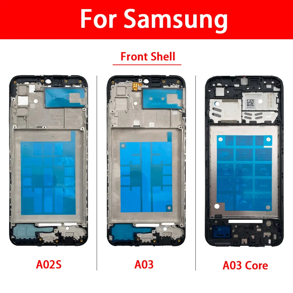 Housing LCD Frame For Samsung A02S A20 A71 A03 Core A32 4G 5G Front Housing Middle Faceplate