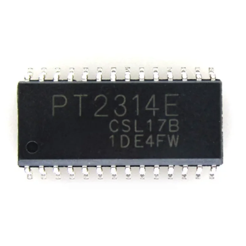 10PCS PT2314E New Original Stereo Audio Processor SOIC28 SOP28 I2C Bass Treble Volume Control IC