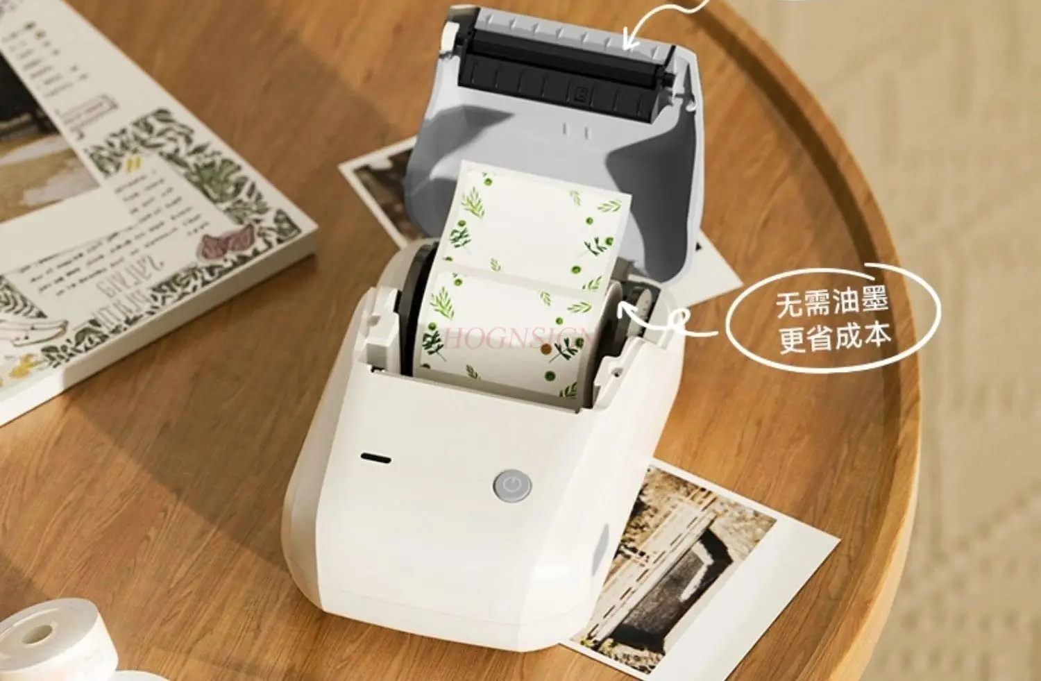 1set Home Smart Label Printer Wide Width Bluetooth Thermal Handheld Portable Mini Price Memo Name Sticker Label Machine