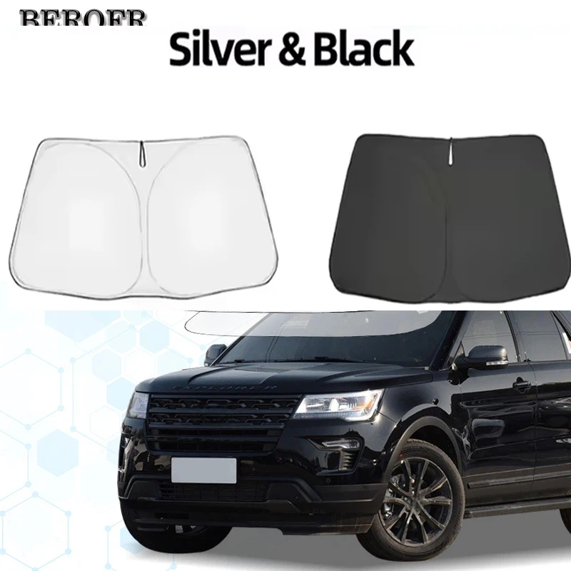 

Windshield Sun Shade For Ford Explorer Escape Fusion Sunshade Sun Visor Protector Foldable Blocks UV Rays Keep Your Car Cooler