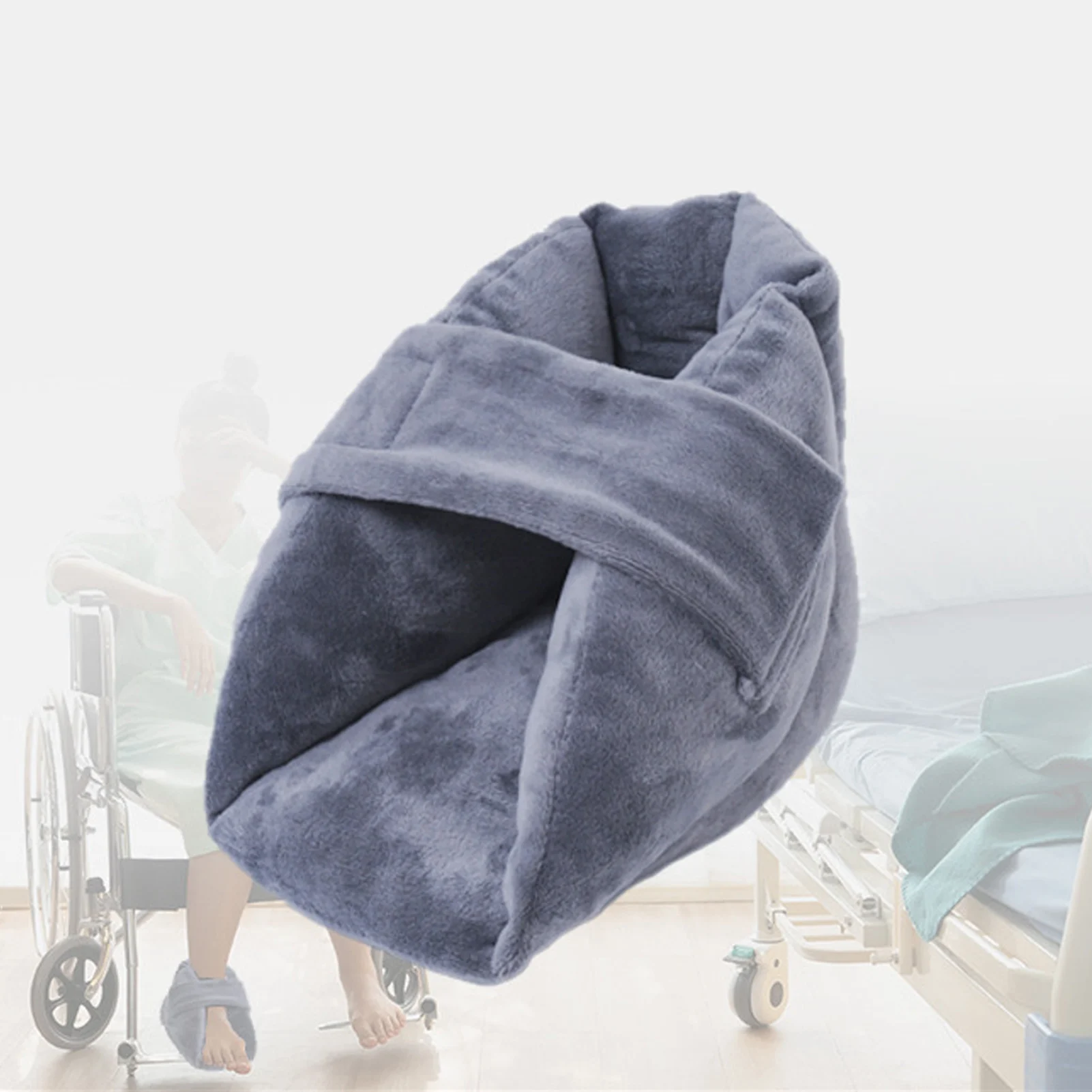 وسادة واقية للكعب قابلة للتعديل ، واقي وسادة الكعب ، يحافظ على الدفء ، يخفف التوتر ، الألم ، الحزام المرن #3