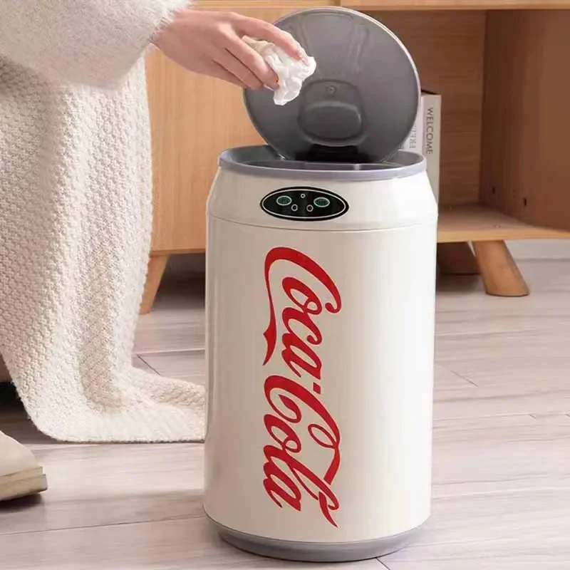 Creative Kitchen Smart Waste Bins Automatic Induction Opening Lid Trash Can Living Room Bedroom Household Cleaning Tools