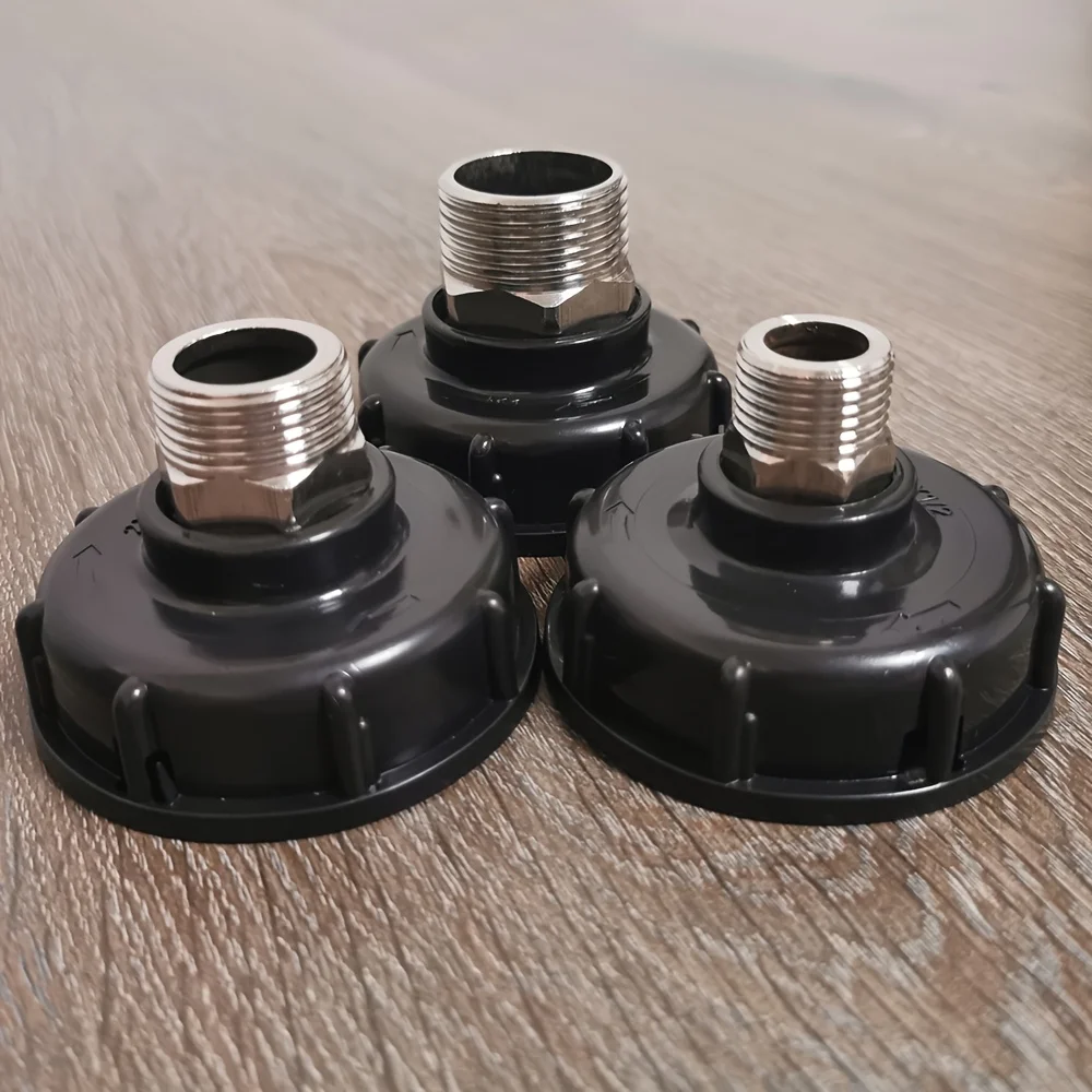 1000L Durable IBC Tote Tank fittings S60X6 Thread to 1/2