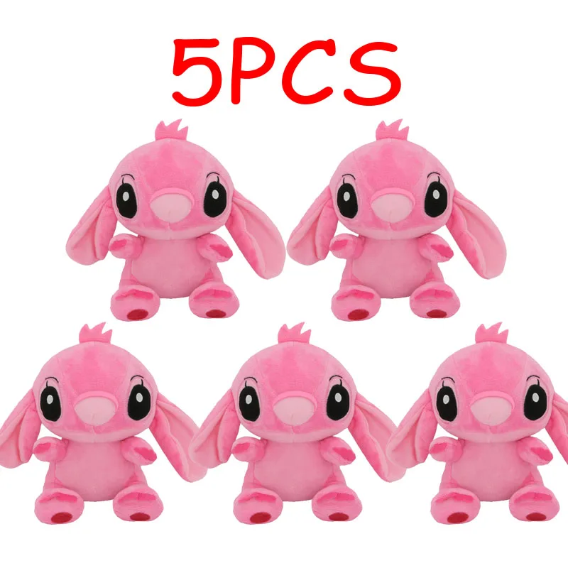 Disney 20cm Lilo i Stitch Pluszowe Maskotki, Kreskówkowe Pluszowe Lalki, Anime Pluszaki, Zabawki dla Niemowląt, Kawaii Prezent Urodzinowy dla Dzieci
