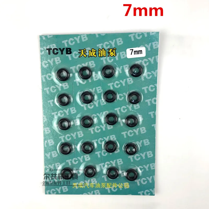 

20 Pcs Seal Washer Ring Diesel Common Rail Injector Test Oil Collector Part Tool,Injector Oil CollectorRubber Ring