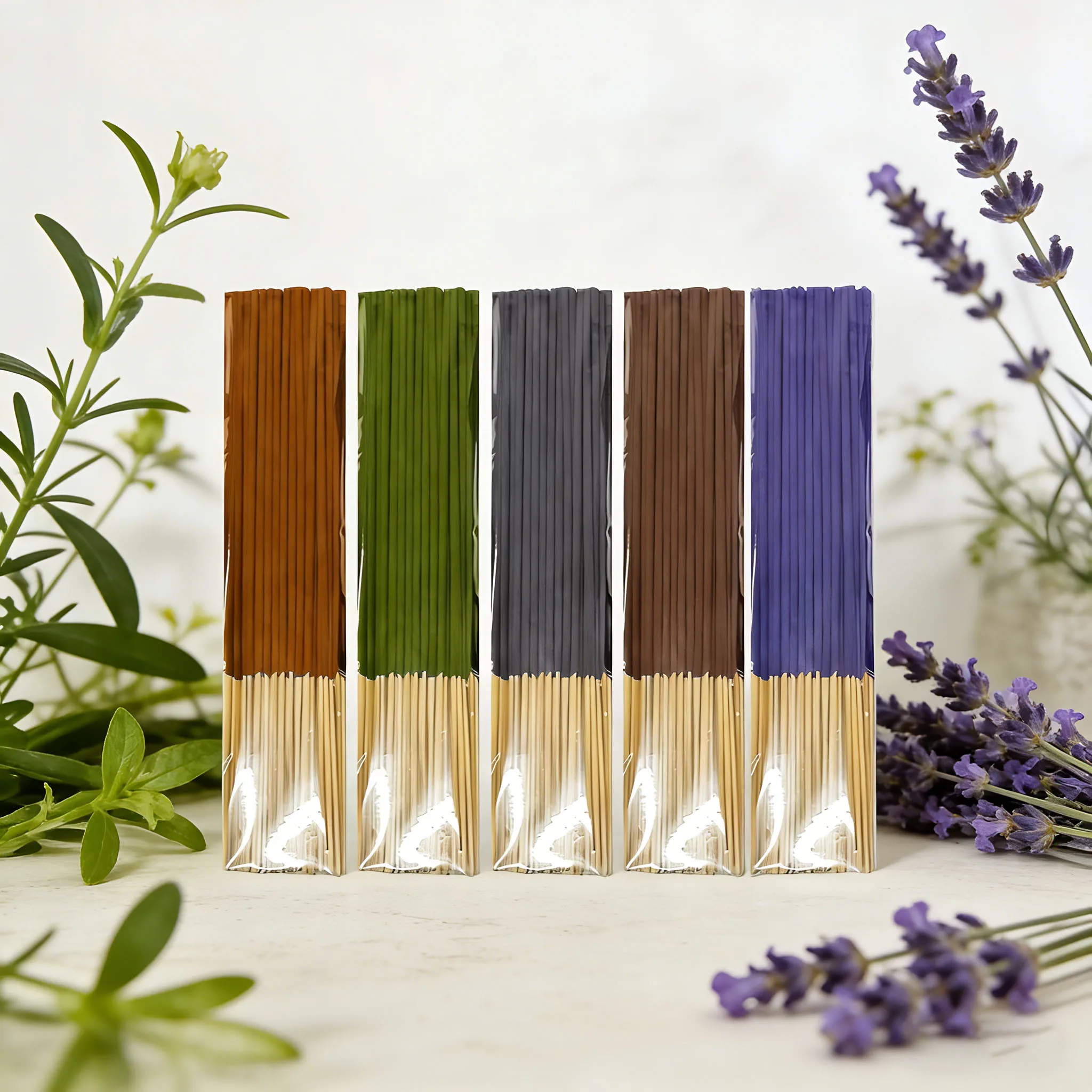 高品質のお香スティック100/250本、5セット — レモン - Home Fragrance Vanilla Scented Candle のレビューと価格