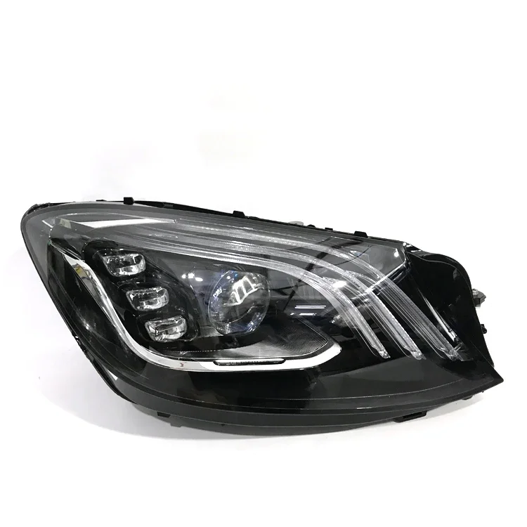 High Quality 24V LED Headlights for 18-20 for MercedesBenz S-Class W222 Headlights Blue White Car Headlights 6000K