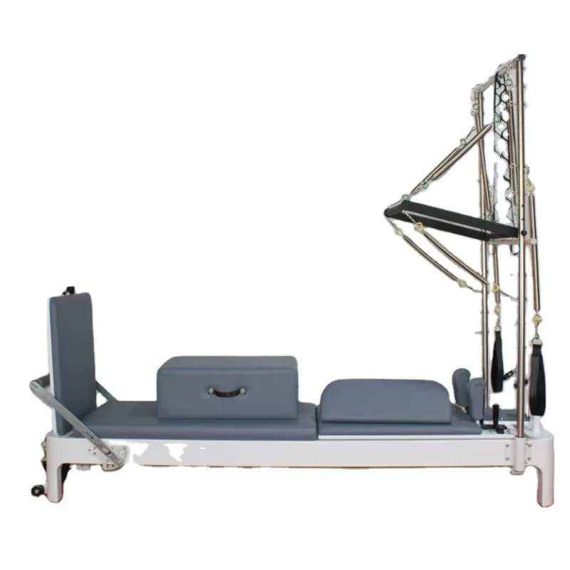 YTYIN ROARFIT Thicken White Oak Small White Bed Semi-elevated White Oak Thickened Pilates Reformer With Half Tower