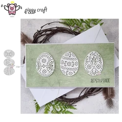 Piggy Craft metal cutting dies cut die mold Pattern easter eggs Scrapbook paper craft knife mould blade punch stencils dies