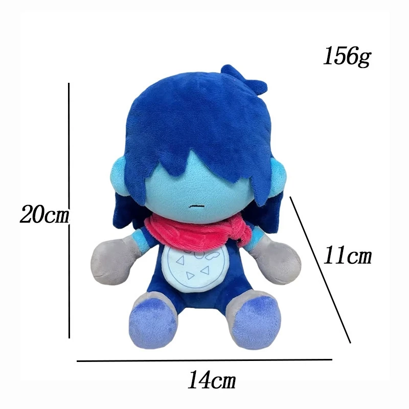 Deltarune Kris bambola di peluche simpatico personaggio del gioco gotico giocattolo per adolescenti fan collezionisti regalo di Natale decorazioni per la casa