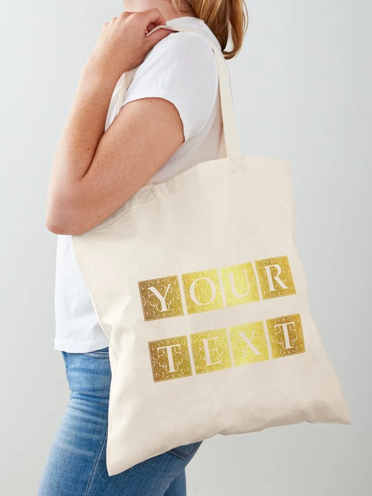 Desi Merch Punjabi Custom Text Design Tote Bag Women's tote university shopper custom canvas