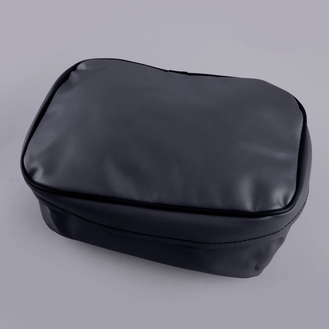 

Black Universal Motorcycle Tool Storage Bag PU Leather Fit for Honda XR250 Kawasaki KLX250 Suzuki DRZ250 Yamaha TTR250