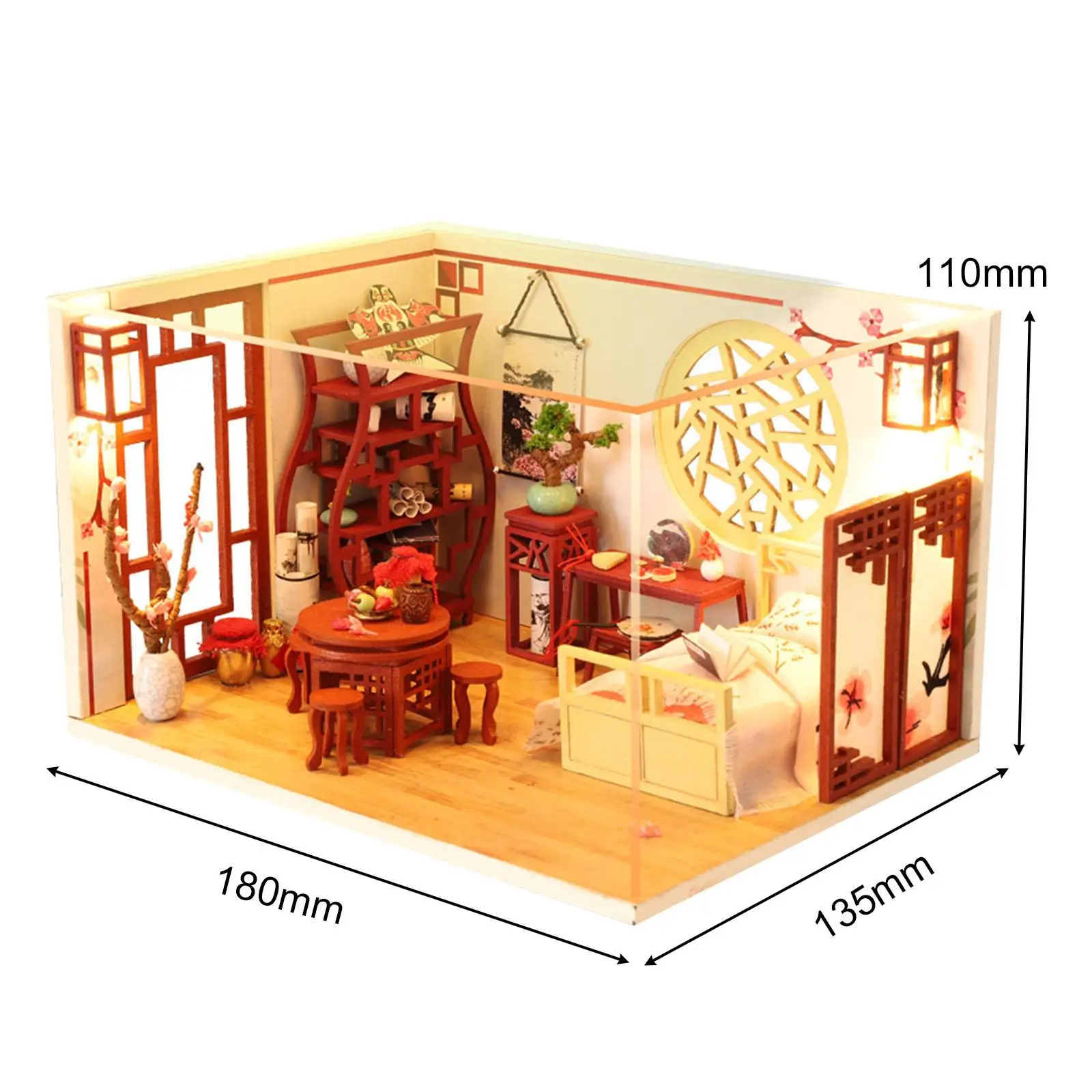 Mini House Kits Creative Building Kits Assemble Toys Handmade Mini House Model Toy for Adults Girls Boys Children Birthday Gifts images - 6