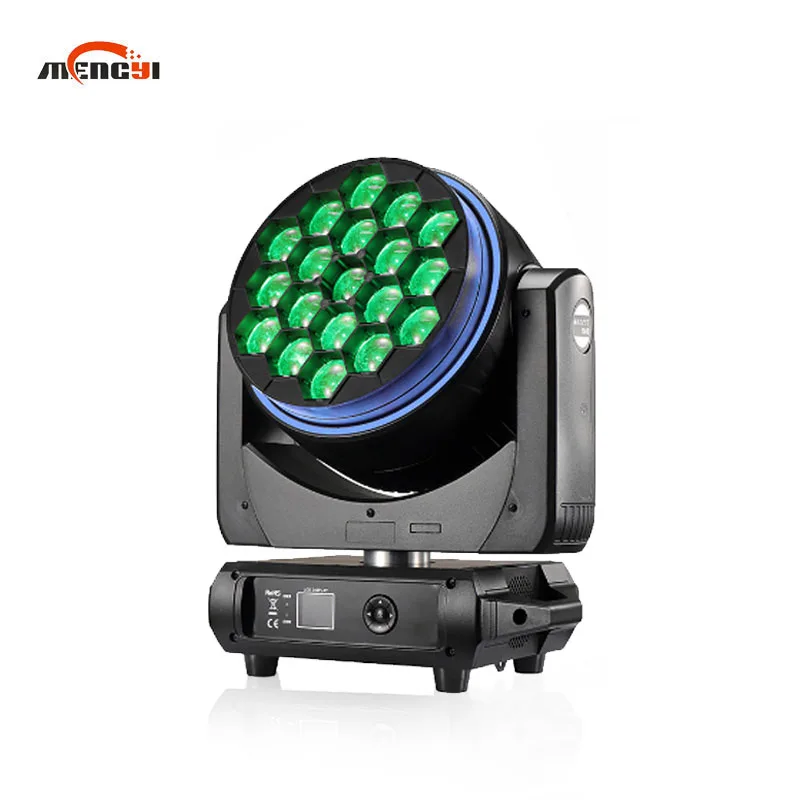 

19pcs LED Moving Head Dyeing Lights Stage Beam Moving Head Lights Park Lights Wedding Bar Focus Dyeing Lights