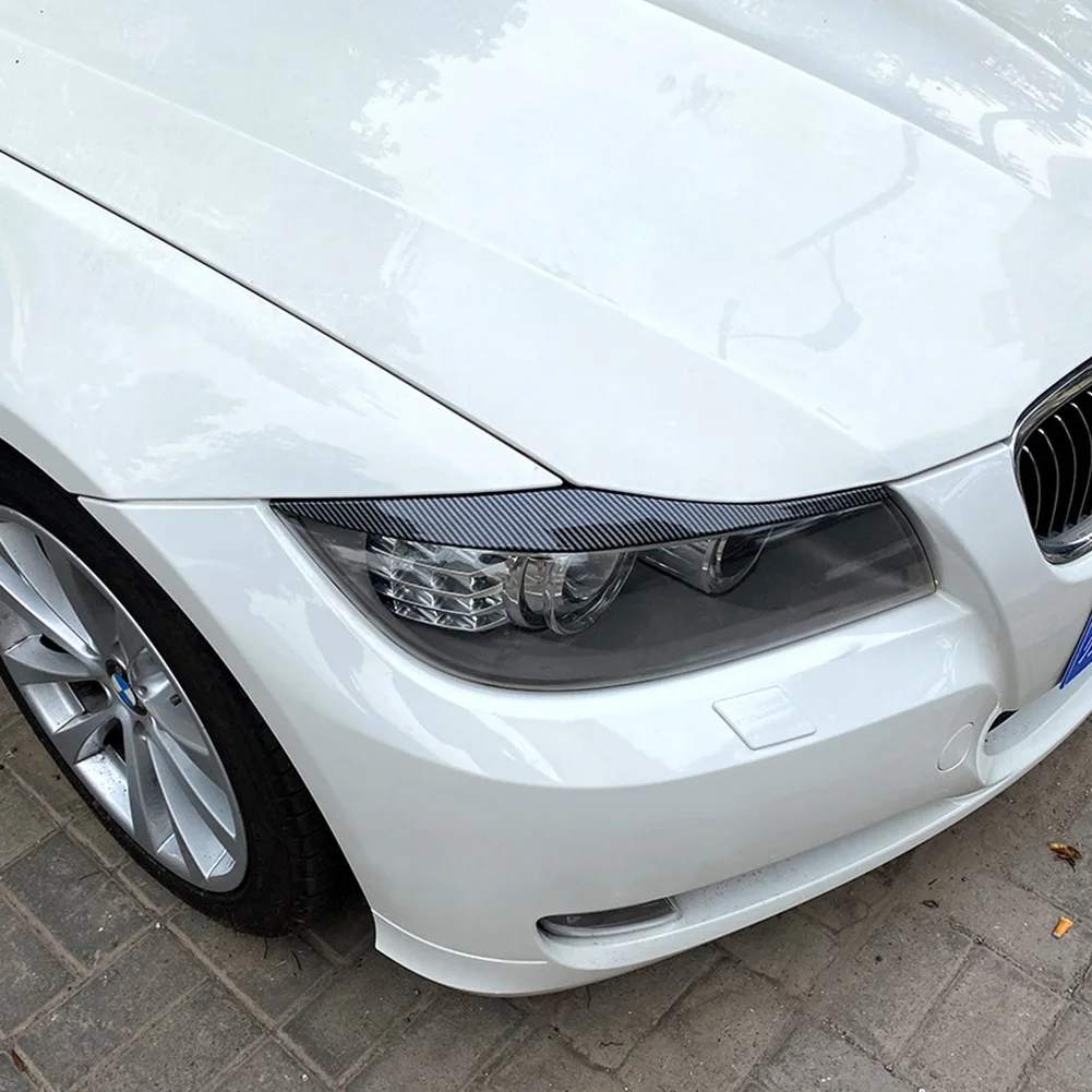 Brand New Car Headlight Eyebrows Car Accessories Decorate Directly Replacement Plastic For BMW 3 Series E90 E91