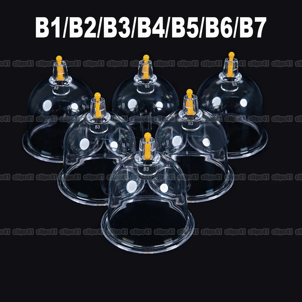 1Pc Vacuum Cupping Massage Jar Cans Chinese Medicine Physiotherapy Anti-Cellulite Suction Cups Body Massager Healthy Care