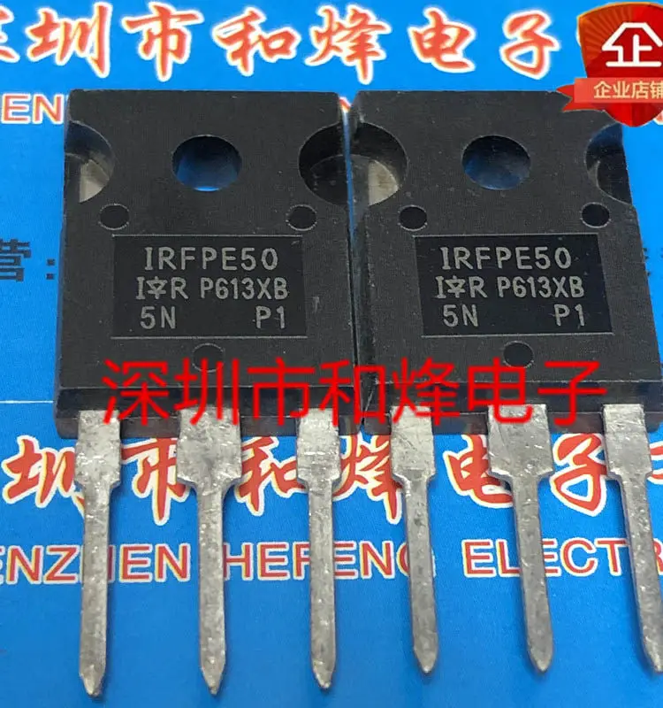 5 uds IRFPE50 TO-247 MOSFET 80 7 8A