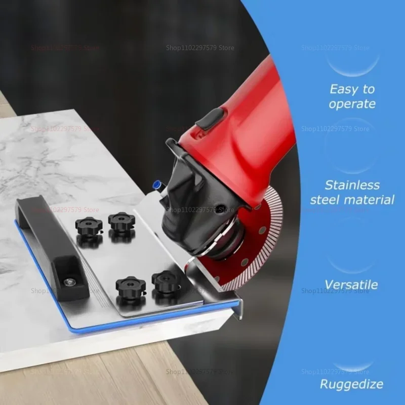 حامل طاحونة زاوية للبلاط 45 درجة أداة قطع الشطب لحافة بلاط الحجر السيراميك الميلا والتشطيب مثالي للاستخدام بنفسك #2