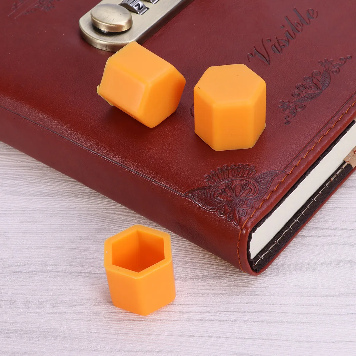

20Pcs Orange 17Mm Wheel Lug Nut Covers Silicone Bolt Protectors Tough Rub Resistant Car Wheel Decoration Corrosion Guard