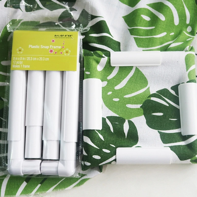 E06B Pack of 3 Easy Clamp Square Embroidery Frame Suitable for Sewing Projects