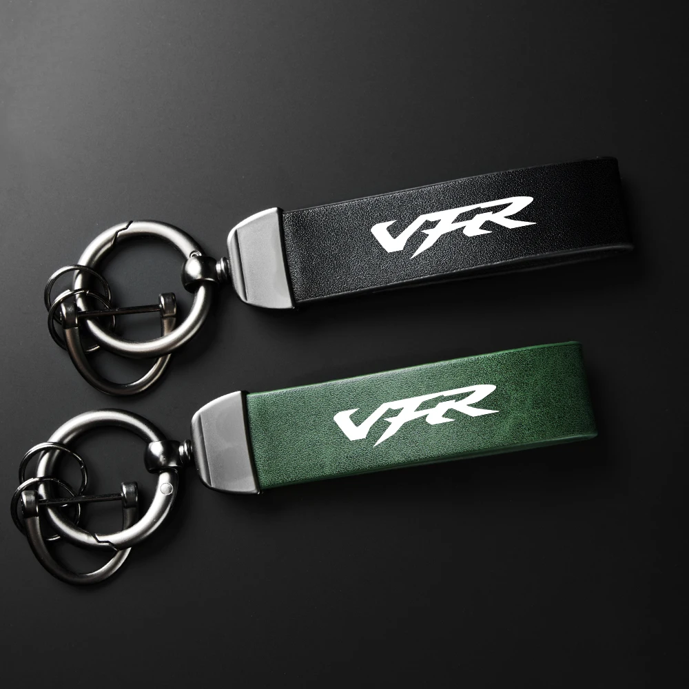 Für VFR 800F/X VFR800 F/VTEC VFR1200X VFR800X Hochwertiger Leder-Schlüsselanhänger, Schlüsselanhänger, Motorradzubehör