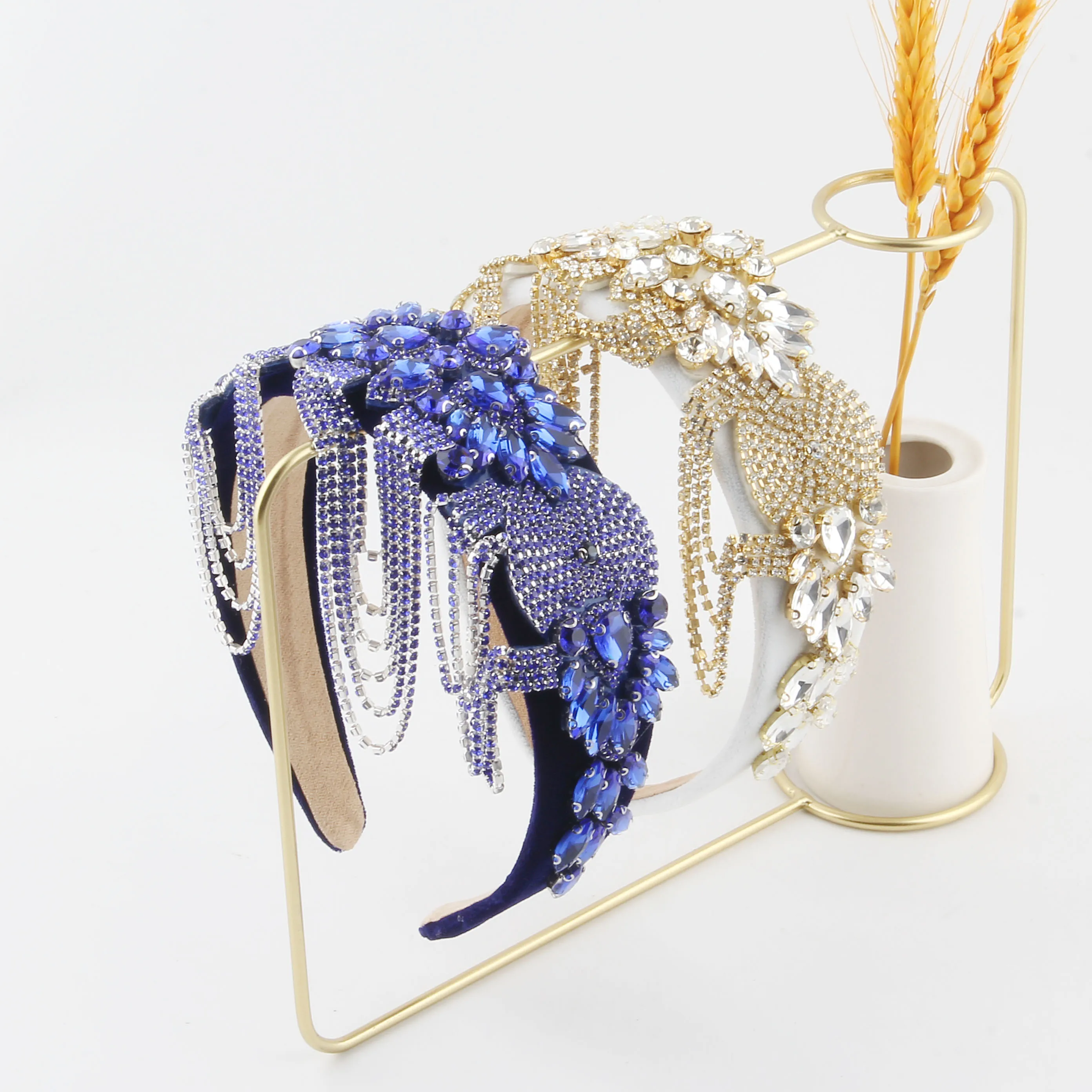 

New Headband European And American Fashion Baroque Style Retro Wide Edge Headband Fashion Street Photo Hair Accessories 370