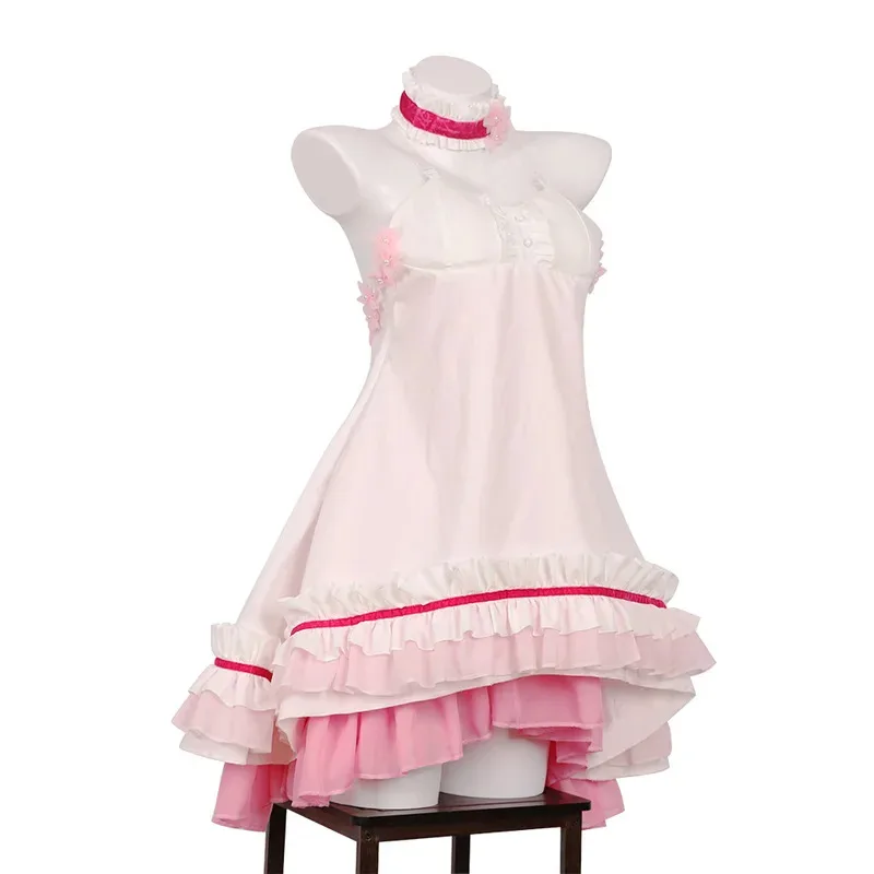 أزياء كاسوغانو سور التأثيرية أنيمي يوسوجا نو سورا فستان وردي لعب الأدوار أزياء الهالوين للنساء eo]5