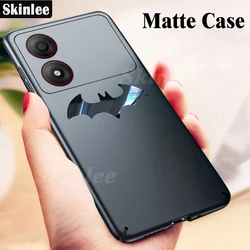 Skinlee For ZTE Blade A34 4G Case Handsome Logo Matte Silicone Shockproof Cover For ZTE Blade A54 Back Coque