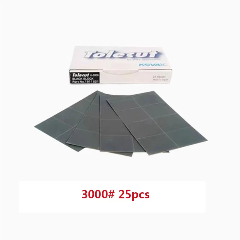 25pcs KOVAX Sticky sandpaper Car Paint Scratch Repair Sandpaper Fine Polishing Dust Spot Removal Block Sandpaper