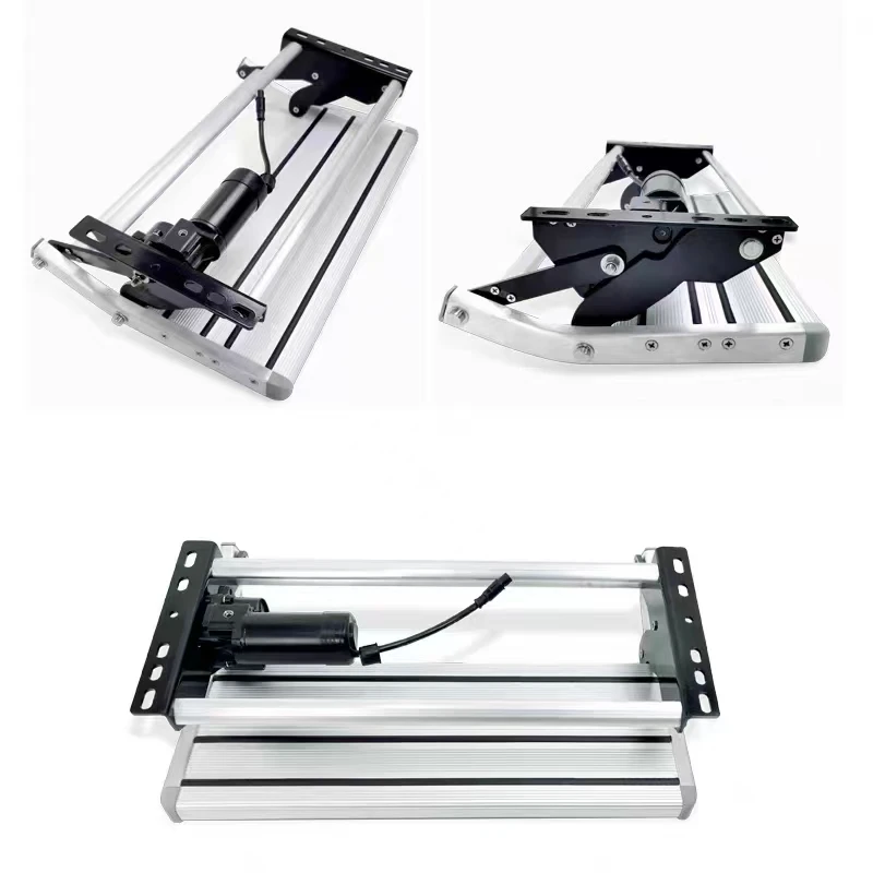 

Super Quality Aluminum Alloy Single Sliding Step RV Caravan Trailer Camping 200kg Load Capacity Electric Folding Wholesale