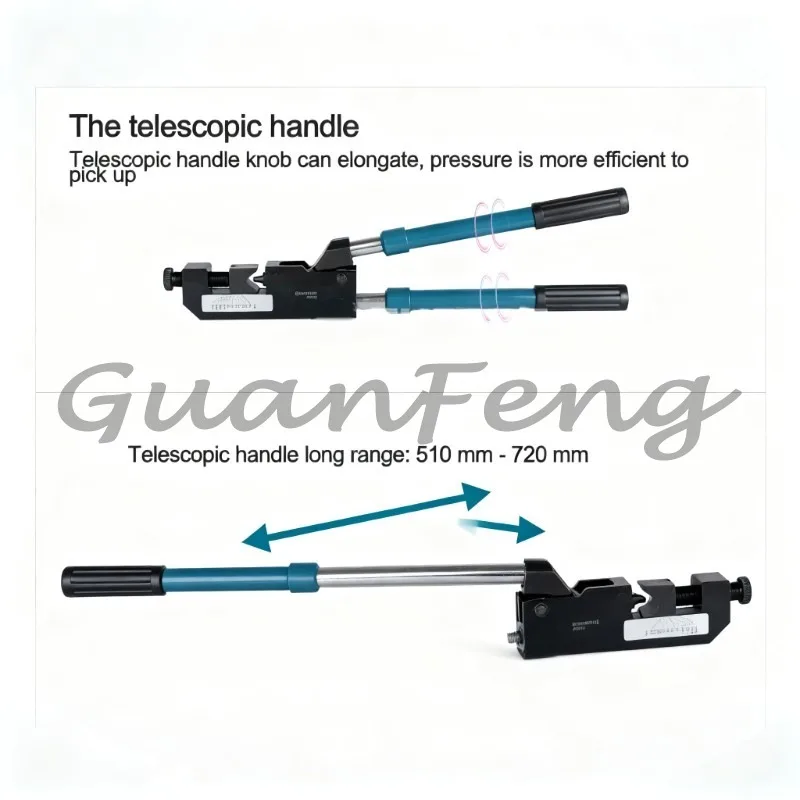 KH-230 hydraulic crimping pliers, cable terminal crimping device, suitable for electrical terminal wiring work of 10-240mm ²
