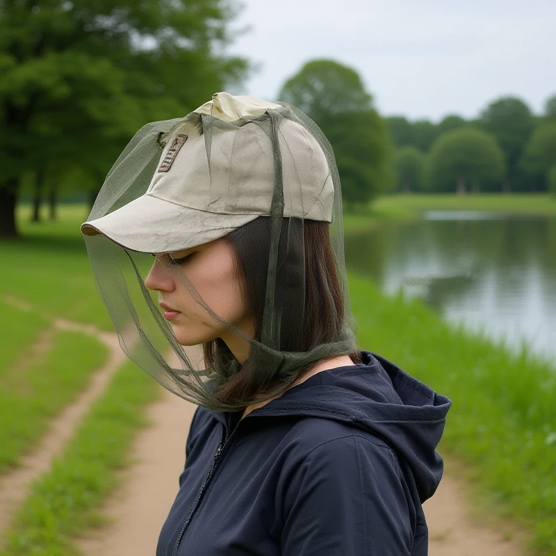 في الهواء الطلق قبعة الصيد مكافحة البعوض الحشرات حديقة تربية النحل قبعة التخييم علة شبكة رئيس صافي الوجه حامي القبعات قبعة الصيد شبكات #4
