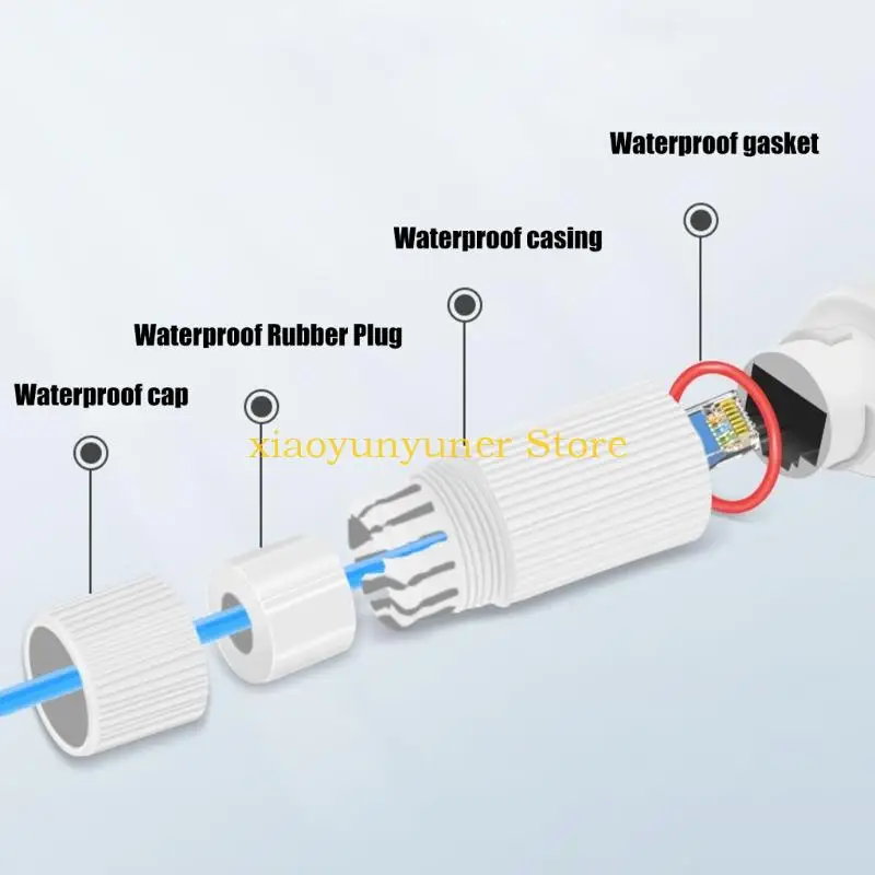 P9JB Durability Waterproof POE Splitter 24V To 12V Power Supply Module 10/100Mbps