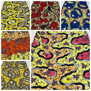 Kualitas Super Baik Kain Lilin Afrika Lembut Batik Asli Ankara Kente Bahan Katun 6 yard Gaya Nigeria Pagne Tissu Grosir 10 penjualan terbaik kain kente afrika - №