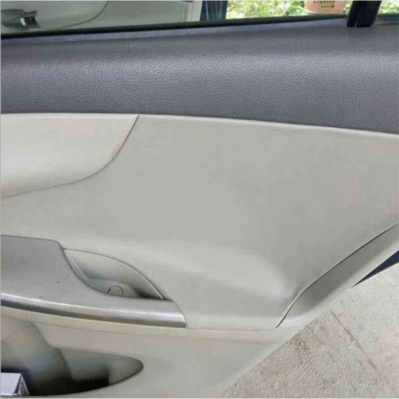 Soft Leather Door Panel Cover For Toyota Corolla 2007 2008 2009 2010 2011 2012 2013 Interior Car Door Panel Cover Sticker Trim