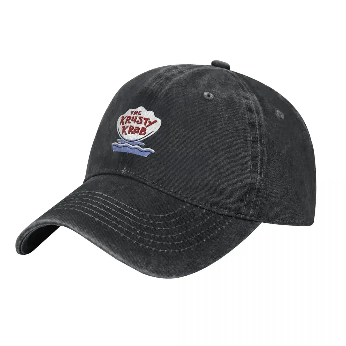 The Krusty Krab Logo Classic T-Shirt Baseball Cap Custom Cap black Snapback Cap Male Women's