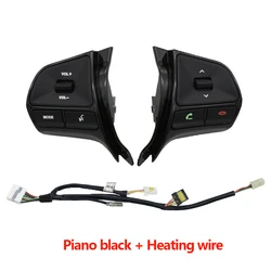 For KIA Old K2 RIO 2011 2012 2013 2014 Steering Wheel Switch Audio Control Bluetooth Phone With Wire Harness