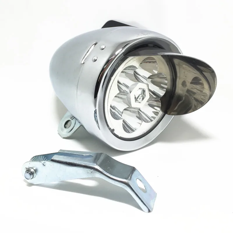 

Q037 Retro Bike Front Headlights, Bicycle Light, Battery, Led Lights, Retro Riding Supplies
