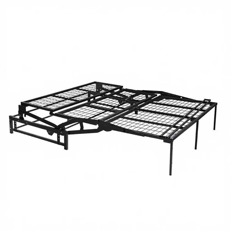Factory wholesale modern wrought iron pull-out sofa bed frame with adjustable mechanism,space,suitable for living room furniture