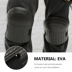 1 Pair Knee Protection Adjustable Pad Tile Mud Workers Knee Paste Floor Brick Artifacts Moisture Thickening Garden Work Tools